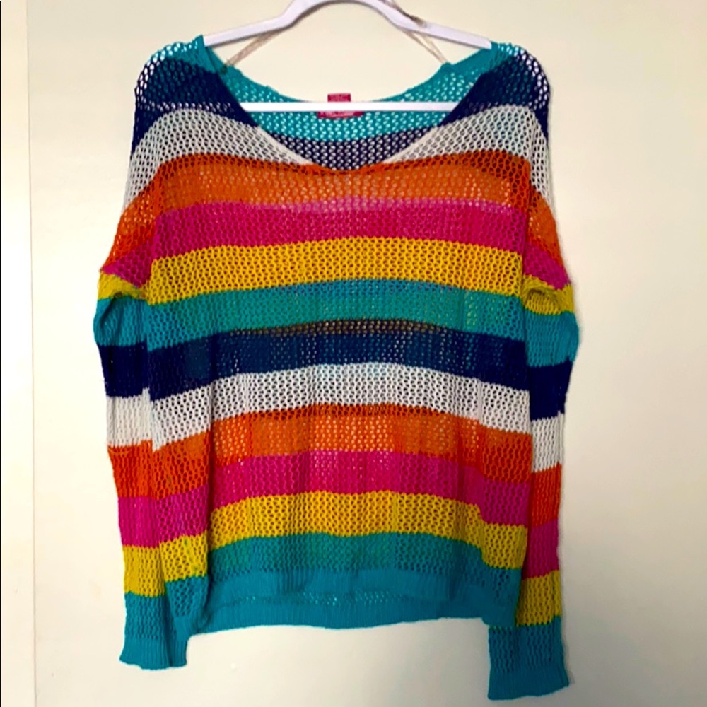 Mesh Rainbow top by Body Central (M)
